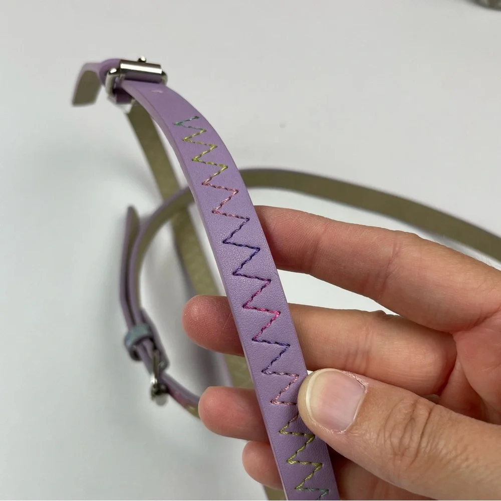 Target Purple Glitter Rainbow Metallic Belts Child Girl Accessories